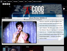 Tablet Screenshot of coogradio.com